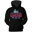 New York Giants Super Bowl Champions Background Print 2D Hoodie