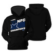 Deliver 7-10 Business Days Dallas Cowboys NFC Champions Background Print 2D Hoodie