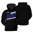 Deliver 7-10 Business Days New York Giants NFC Champions Background Print 2D Hoodie