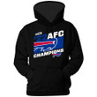 Deliver 7-10 Business Days Buffalo Bills AFC Champions Background Print 2D Hoodie