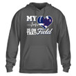 Deliver 7-10 Business Days New York Giants My Heart Is On That Field Super Bowl Print 2D Hoodie