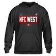 San Francisco 49ers NFC West Champion Print 2D Hoodie