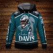 Jordan Davis Philadelphia Eagles NFL Super Bowl Champions Print 3D Hoodie