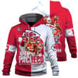 Isiah Pacheco Kansas City Chiefs Super Bowl LVII Champions Print 3D Red White Hoodie