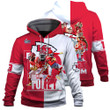 Kadarius Toney Kansas City Chiefs Super Bowl LVII Champions Print 3D Red White Hoodie