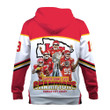 Kadarius Toney Kansas City Chiefs Kingdom Super Bowl LVII Champion Print 3D Red White Hoodie