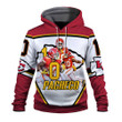 Isiah Pacheco Player Kansas City Chiefs Super Bowl LVII Champions Red White 3D Hoodie