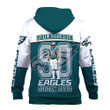 Philadelphia Eagles Jordan Davis Stars Super Bowl LVII Champions 2023 Print 3D Hoodie