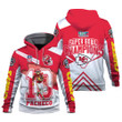 Isiah Pacheco Chiefs Kingdom Super Bowl LVII Champions Cup Red White 3D Hoodie