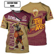 Cleveland Cavaliers Personalized Name 3D T-Shirt Gift For Fan