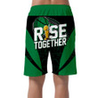 Boston Celtics Custom Name Printed All Over Men's Shorts
