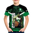 Boston Celtics Hulk For Kids Personalized Name 3D T-Shirts Gift For Fan
