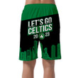 Boston Celtics City Custom Name Printed All Over Men's Shorts
