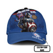 Philadelphia 76ers Mascot Pattern Custom Name Baseball Cap Hat