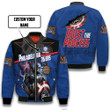 Captain America Philadelphia 76ers Pattern Personalized Name 3D Bomber Jacket Gift For Fan