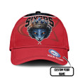 Philadelphia 76ers Snake Art Custom Name Baseball Cap Hat For Fan