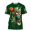 Milwaukee Bucks - National Basketball Association 2023 Unisex Customize 3D T-Shirt V2