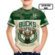 Milwaukee Bucks Bango Cool Personalized Name 3D T-Shirt Gift For Fan