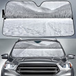 Snowy Weather Image Car Sun Shades Cover