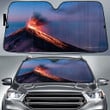 Volcano Weather Image Car Sun Shades Cover