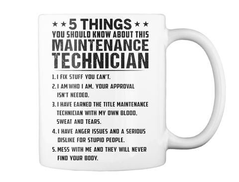 5 Things You Should Know About This Maintenance Technician Mug