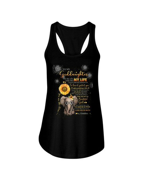 Grandma Gift For Granddaughter You Are My Beautiful Girl Ladies Flowy Tank