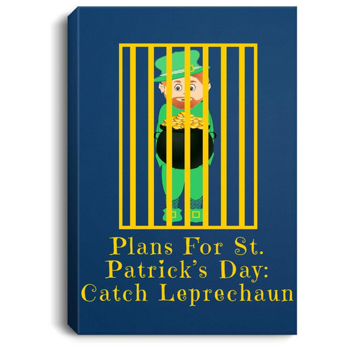 Funny Leprechaun St. Patrick's Day For Preschoolers Matte Canvas