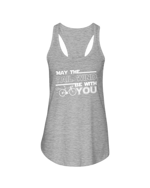 May The Tail Wind Be With You Bicycle Ladies Flowy Tank