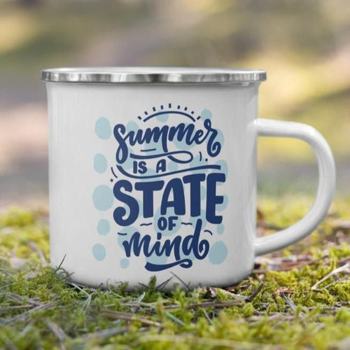 Summer Is A State Of Mind Camping Mug Campfire Mug Gifts For Campers