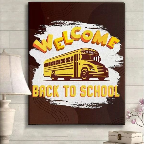 Welcome Back To School Matte Canvas