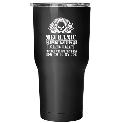 Mechanic Awesome Gift For Husband Stainless Steel Large Tumbler