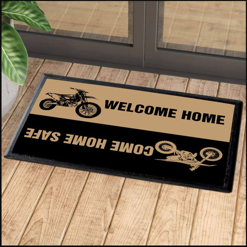 Beautiful Design Motorcross Welcome Home Doormat Home Decor