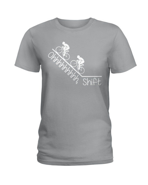 Ohhhh Shift Go Bicycle Gift For Men Ladies Tee