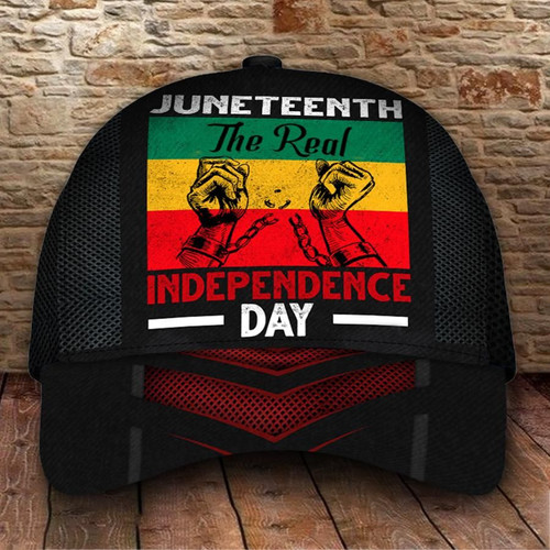 Juneteenth Independence Day Classic Background Printing Baseball Cap Hat