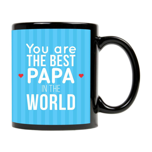 Best Papa In The World Loving Heart Mug