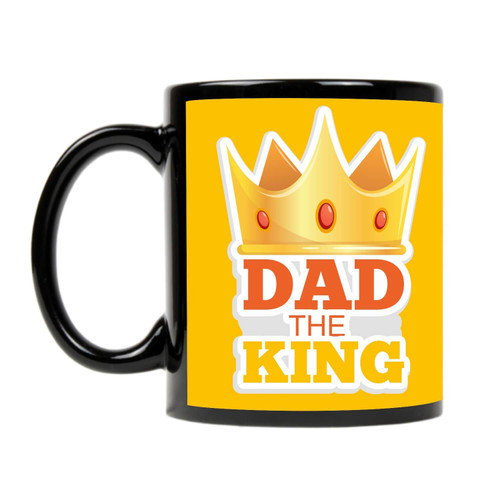 Crown King Dad Combo Printed Mug