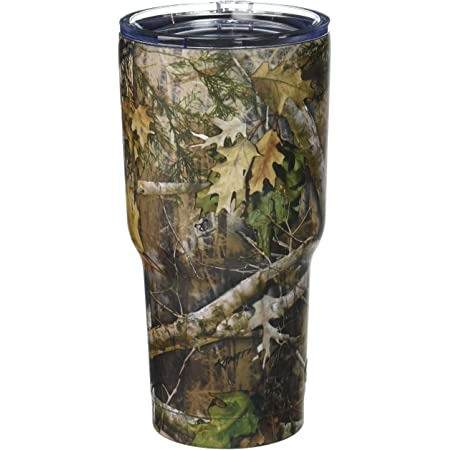 Fish Swimming Dry Tree Camouflage Stainless Steel Large Tumbler