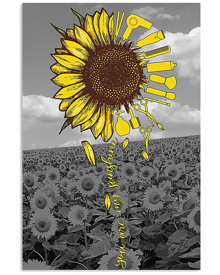 You Are My Sunshine Sunflower Inspiration Quote Gifts Vertical Poster