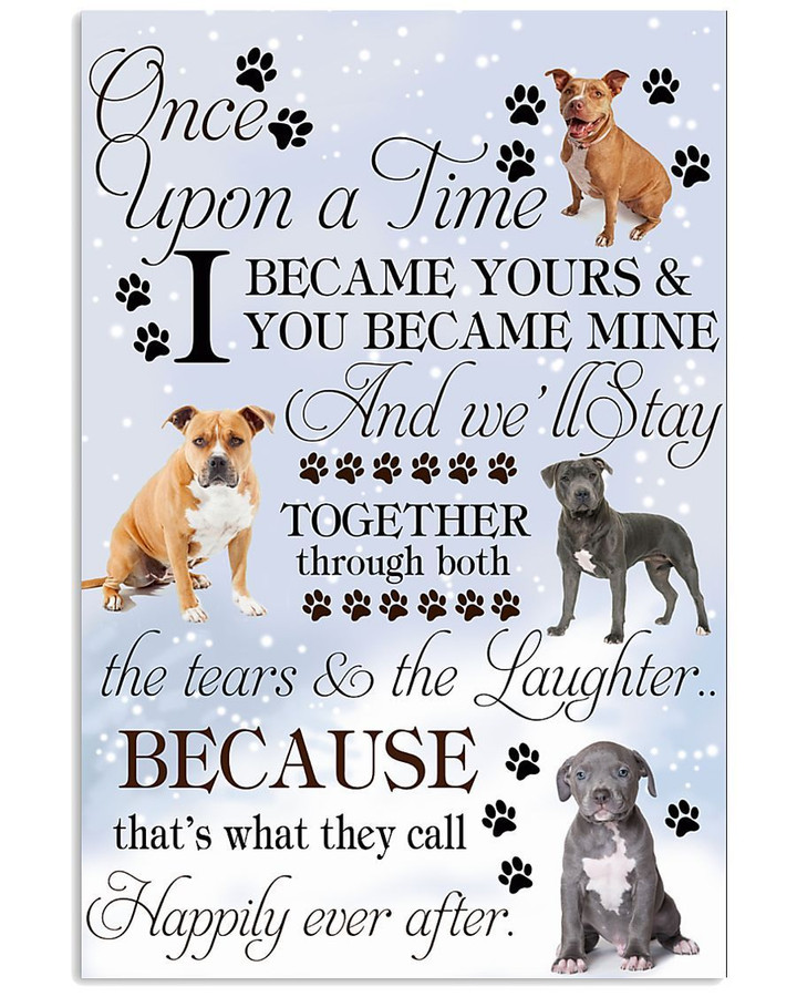 We Stay Together Through Both The Tears And The Laughter Funny Pibull Vertical Poster