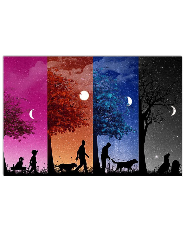 Dog And Friend Forever Gifts For Dog Lovers Horizontal Poster