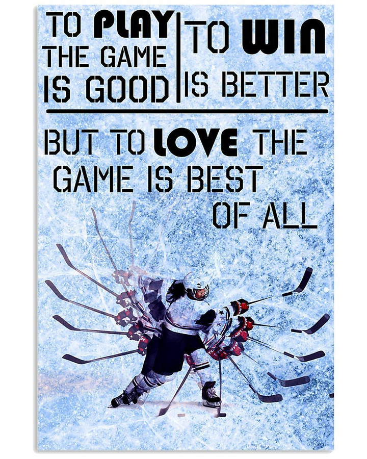 Game Is Best Of All Gifts For Hockey Lovers Vertical Poster