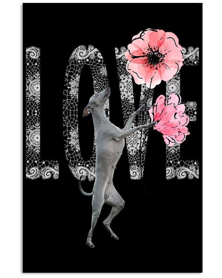 Greyhound Love Funny Design Trending Gift For Greyhound Lovers Vertical Poster