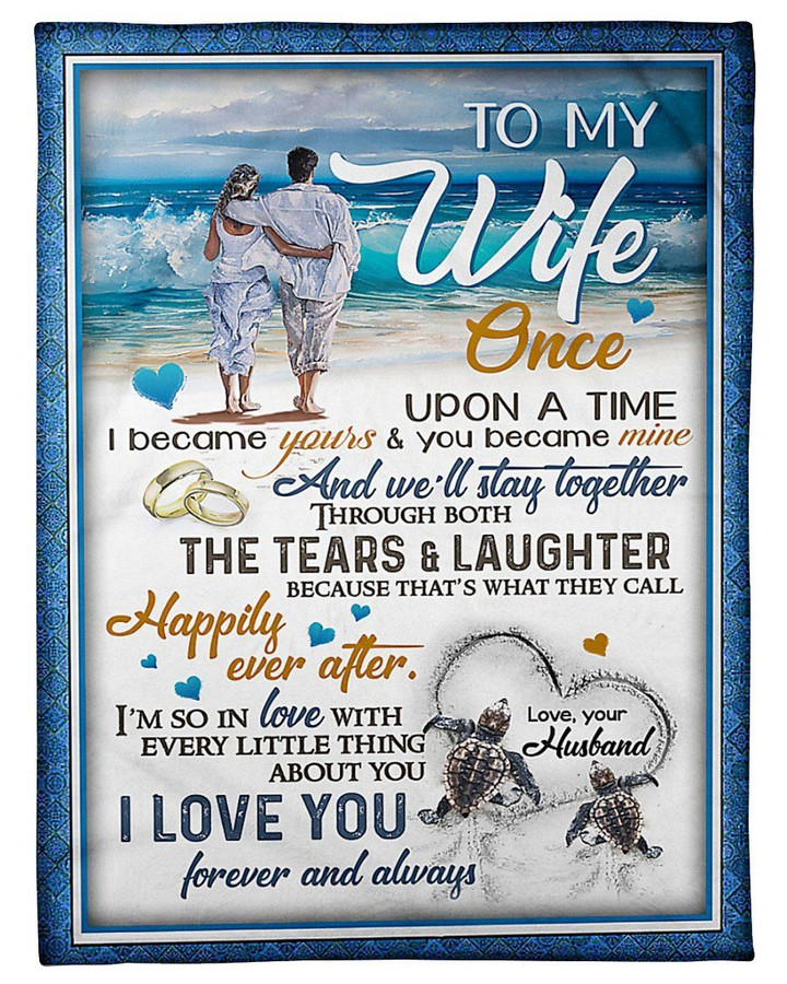 I'm So In Love With Everything Little Thing About You Great Gift For Wife Sherpa Fleece Blanket
