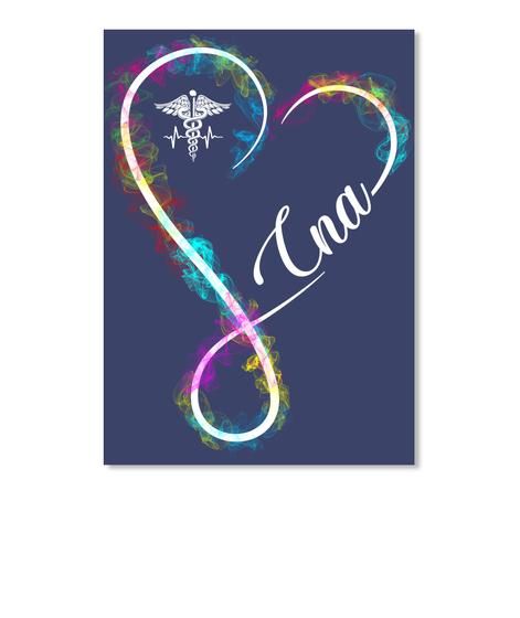 Veterinary Symbol Cna Heart Unique Custom Design Peel & Stick Poster