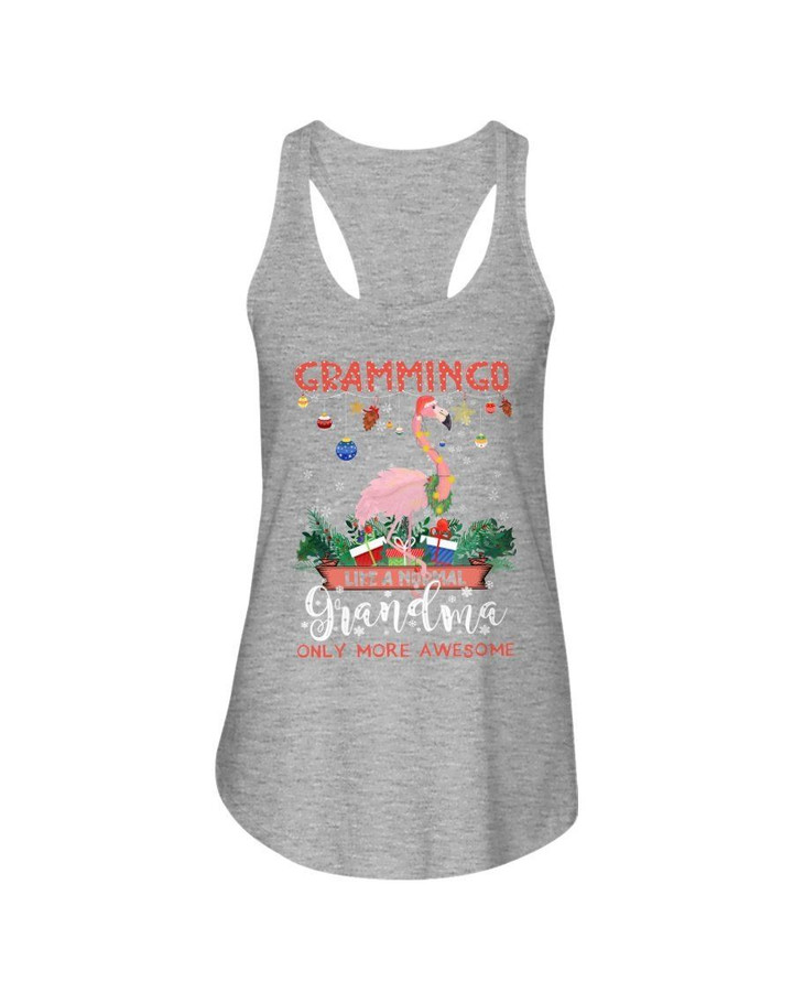 Gift For Grandma Flamingo Grammingo Like A Normal Grandma Ladies Flowy Tank