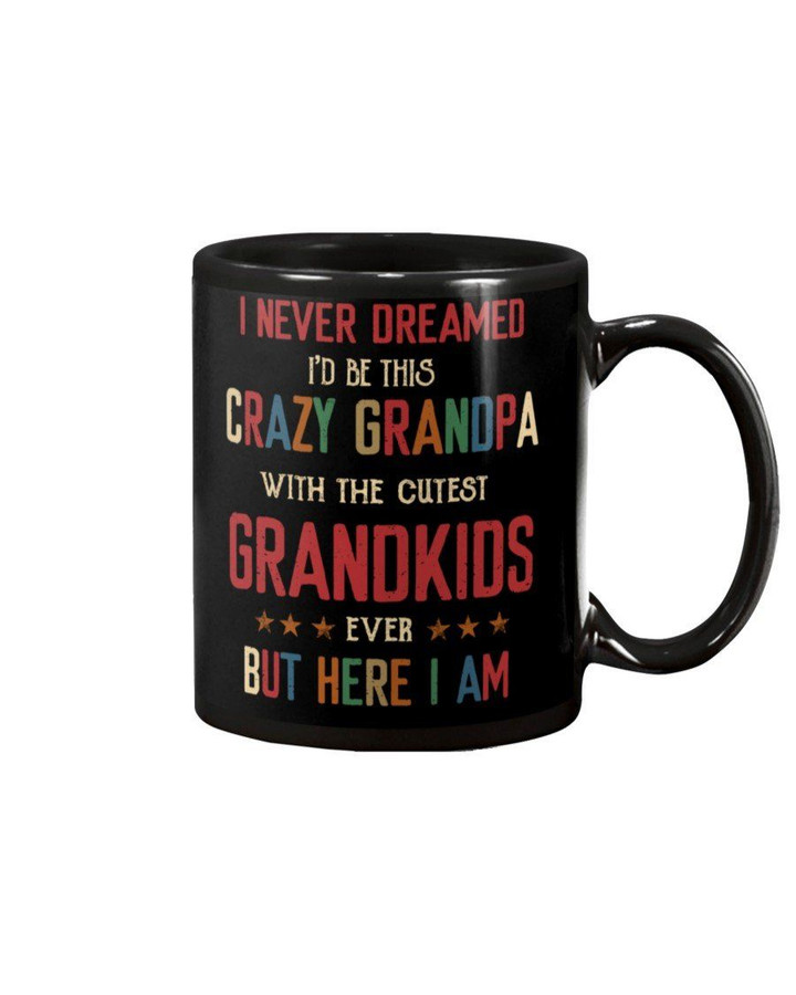 This Crazy Grandpa With The Cutest Grandkids Gift For Family Mug