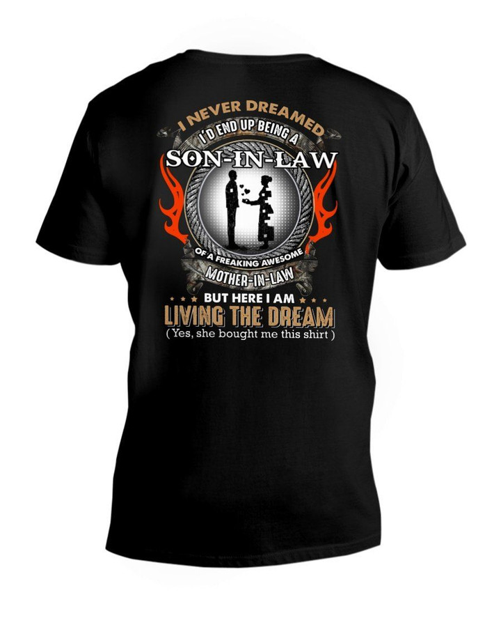 Gift For Son In Law I Am Living The Dream Giving Love Guys V-Neck