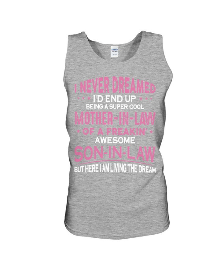 Super Cool Mother In Law Of Awesome Son In Law Family Gift Unisex Tank Top