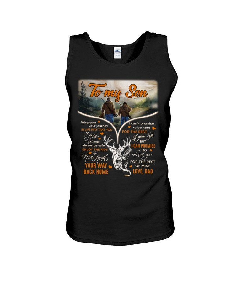 Wherever Your Journey In Life Inspirational Ancestor Deer Father Gift For Son Unisex Tank Top