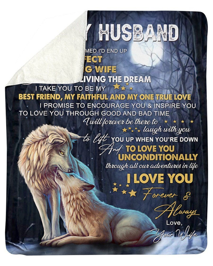 I Take You To Be My Faithful Wife Gift For Husband Sherpa Fleece Blanket Sherpa Blanket